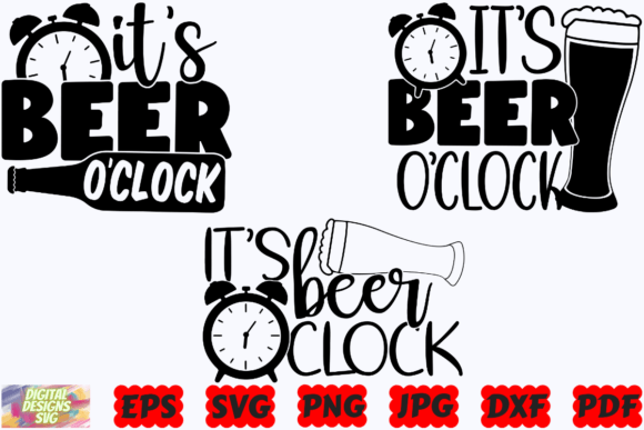 Beer O’Clock SVG: A Graphic for Crafty Brands