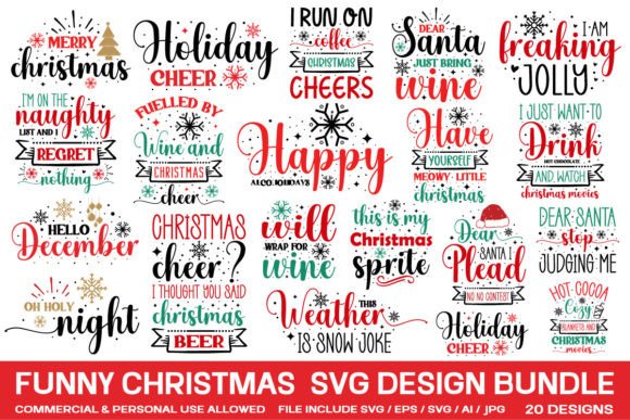 Christmas Graphics for Crafts and Design