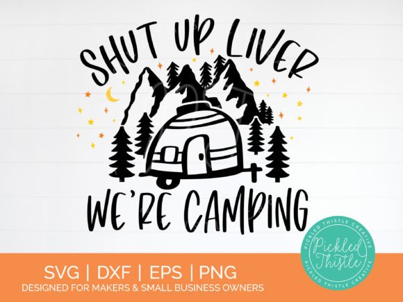 Fun Camping SVG for Graphics and Crafts