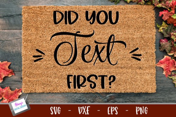 Funny Doormat SVG for Crafts and Graphics