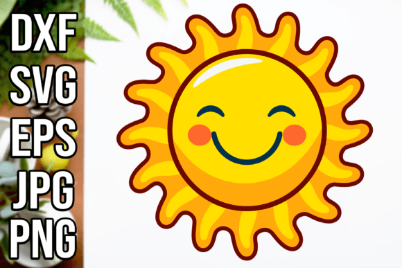 Funny Sun Svg Graphics for Crafts