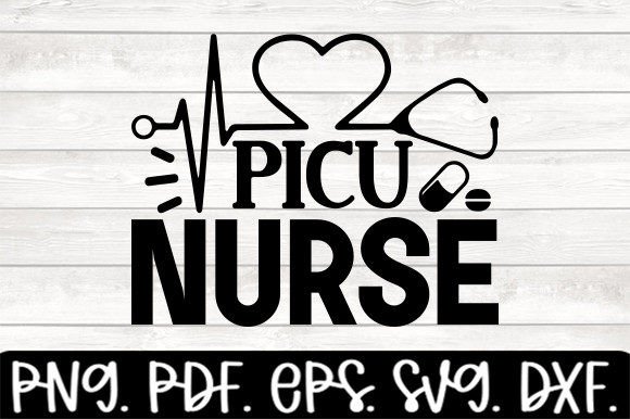 Picu Nurse Funny Nurse Svg Graphics for Crafts